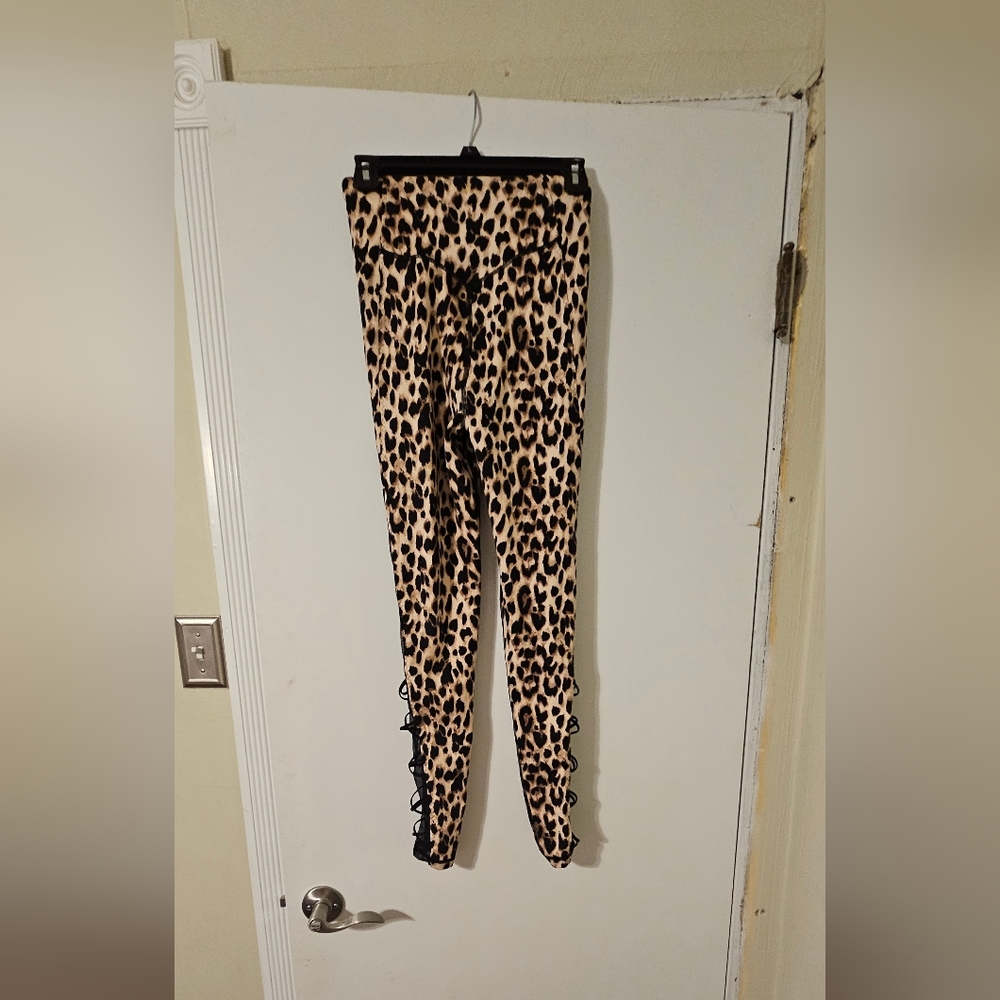 Victoria Secret Lace Up Leggings